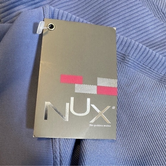 NWT NUX Shapeshifter Moderate Compression High Rise 7/8 Leggings Blue Size Large - Picture 11 of 11